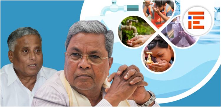 ಜೆಜೆಎಂ; 5,000 ಕೋಟಿ ರು.ನಲ್ಲಿ ಕೇಂದ್ರದ  ಬಿಡಿಗಾಸಿಲ್ಲ, ಮಹತ್ವಾಕಾಂಕ್ಷೆಯಡಿಯಲ್ಲಿ ರಾಜ್ಯದ ನಯಾಪೈಸೆಯೂ ಇಲ್ಲ