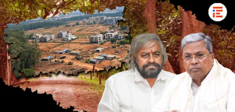 ಕಾಡುಗೋಡಿ ಅರಣ್ಯ ಭೂಮಿ ಮಾರಾಟ; ಅಕ್ರಮ ಭೂ ವ್ಯವಹಾರ, ಖಾಸಗಿ ವ್ಯಕ್ತಿಗಳ ಪತ್ತೆ ಹಚ್ಚದ ಸರ್ಕಾರ