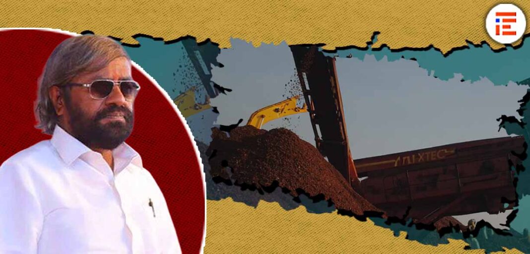 ಅನುಮತಿಯಿಲ್ಲದೇ 2.48 ಲಕ್ಷ ಮೆ. ಟನ್ ಕಬ್ಬಿಣ ಅದಿರು ಸಾಗಣೆ; ಆಂಧ್ರ ಮೂಲದ ಅದಿರು ಕಂಪನಿ ವಿರುದ್ಧ ಆರೋಪ